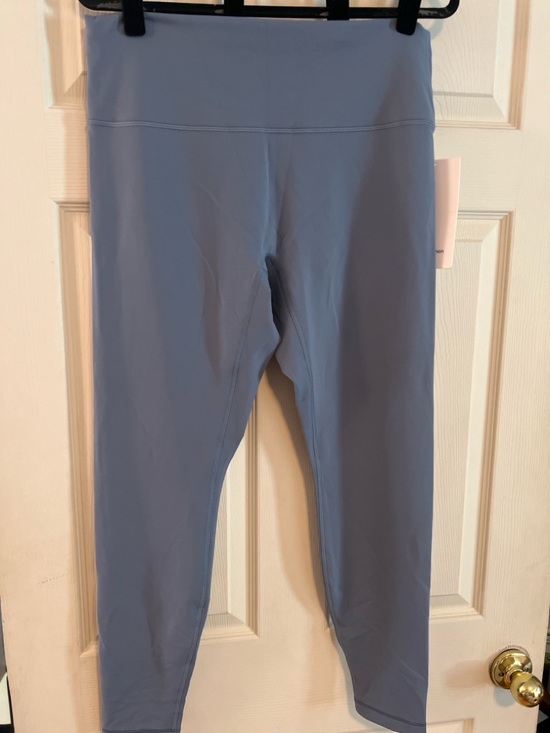 lululemon athletica Pants - Lululemon Wunder Train HR 28” Leggings Size 14 NWT Blue Gray Everlux